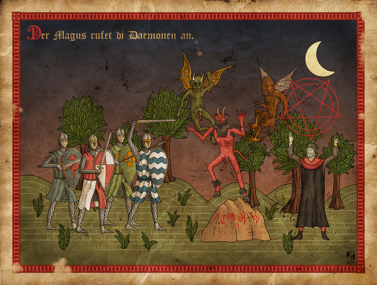 Magus, Ritter und Daemonen