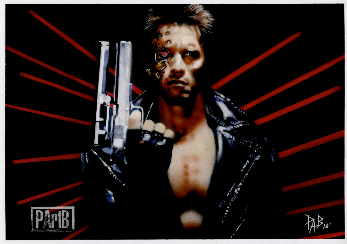 Artstation The Terminator 1984 Movie Poster Recreation Paul