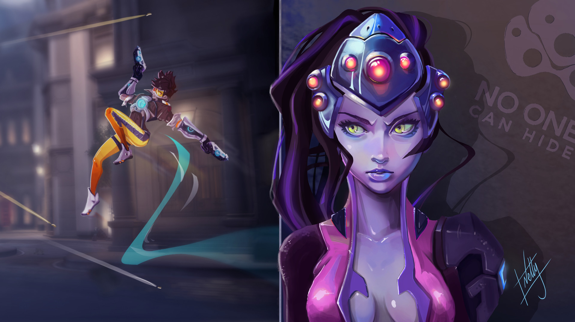 ArtStation Overwatch Widowmaker And Tracer Nelly Chaine