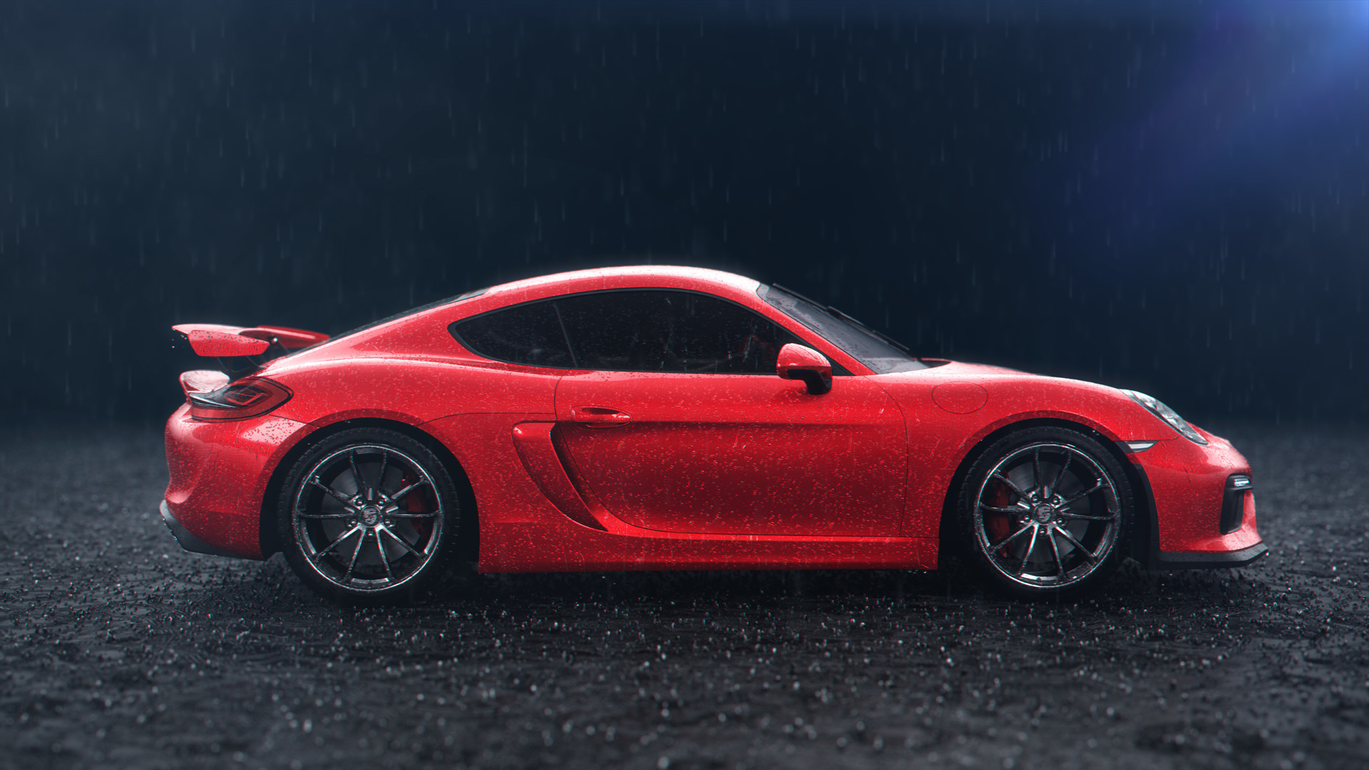 Artstation Porsche Cayman Gt4 3d Animation Daniel Mozbäuchel