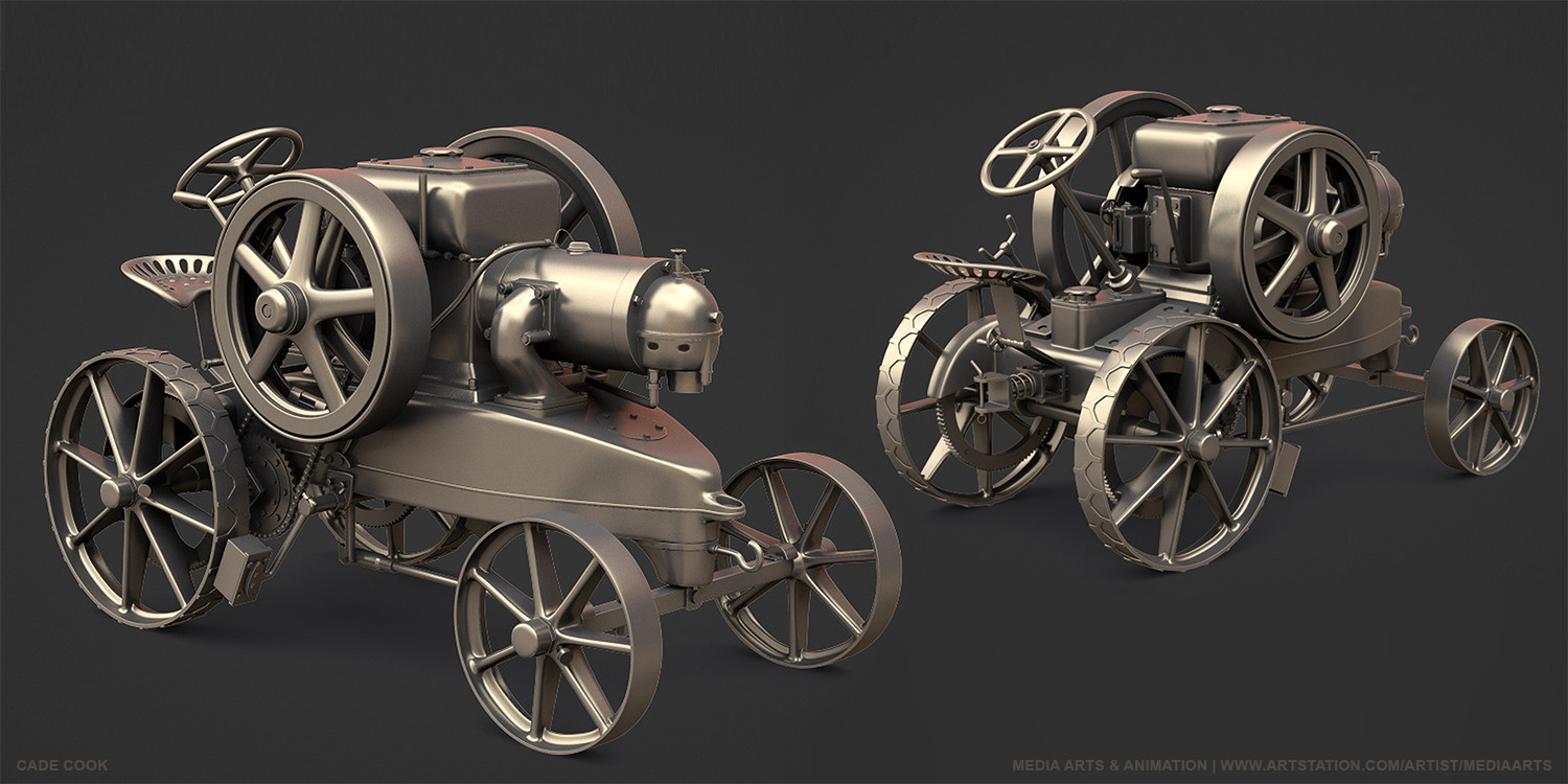 Artstation Cade Cook Lanz Hl Bulldog Tractor Eudy S Media Arts And Animation