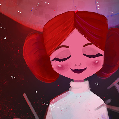 Lorena loguen leia is in the space by lorena loguen