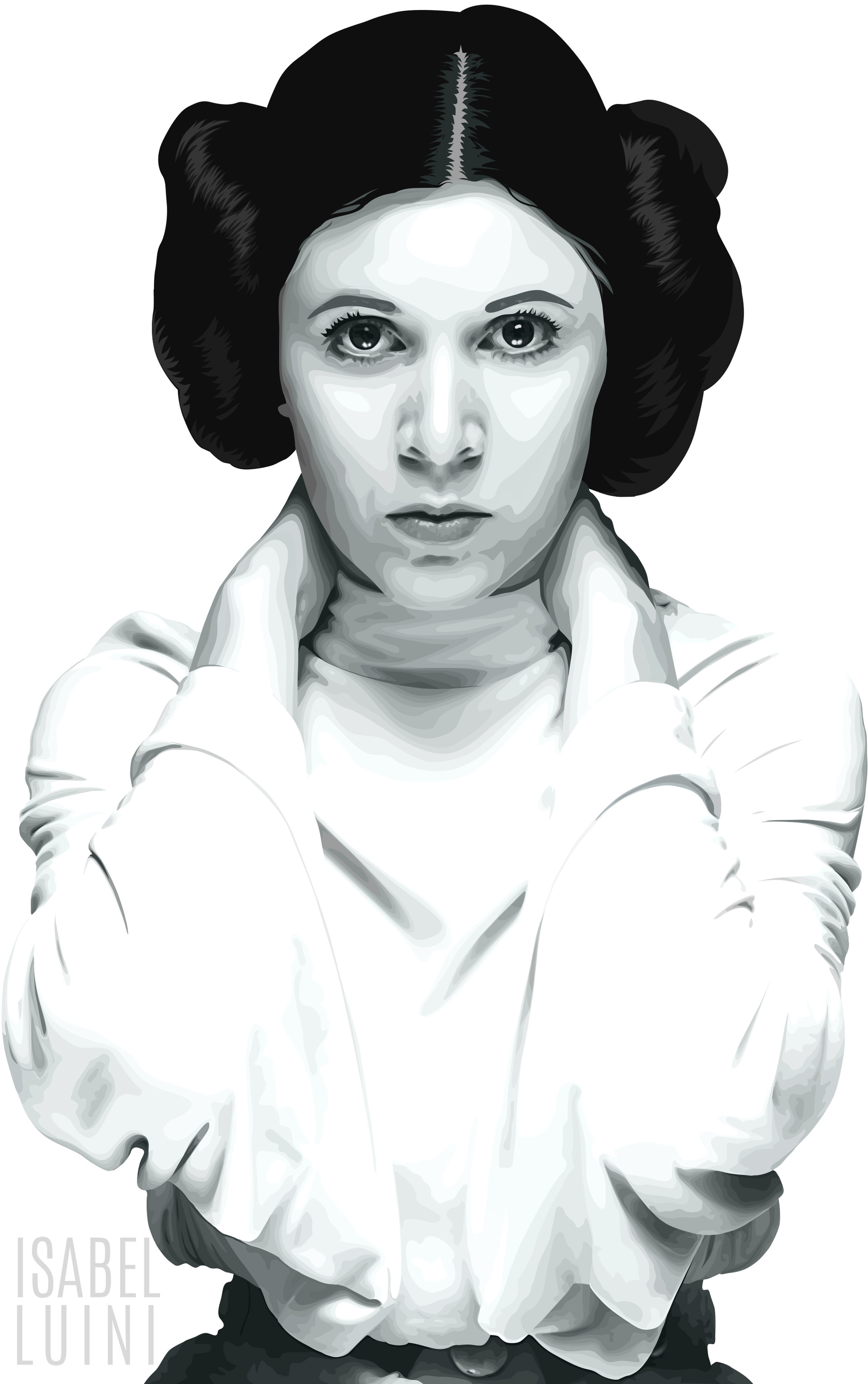Download ArtStation - Leia vector art, Isabel Luini