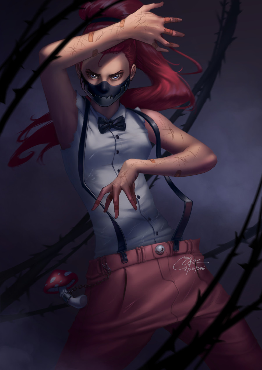 Wallpaper Artstation Dorohedoro En S Apprentice Osh Red Free