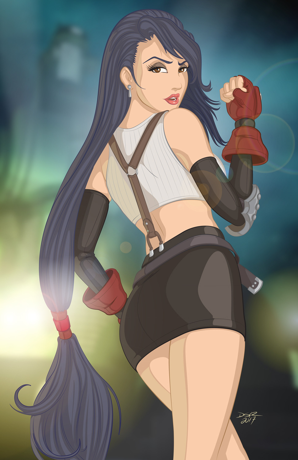 Artstation Tifa Lockhart Fan Art Diego Steffens