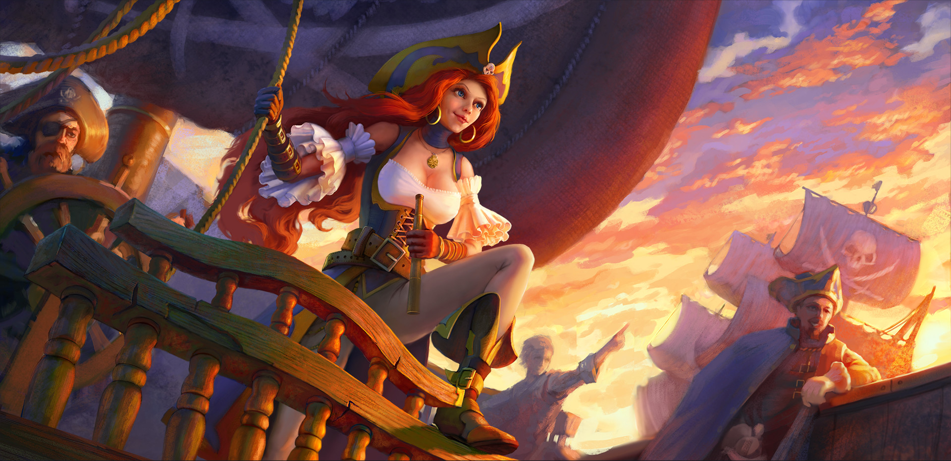 Пиратки арт. Жако Делахай пиратка. Wallpaper engine обои пиратка. Пиратки арт. Жако Делахай пиратка.