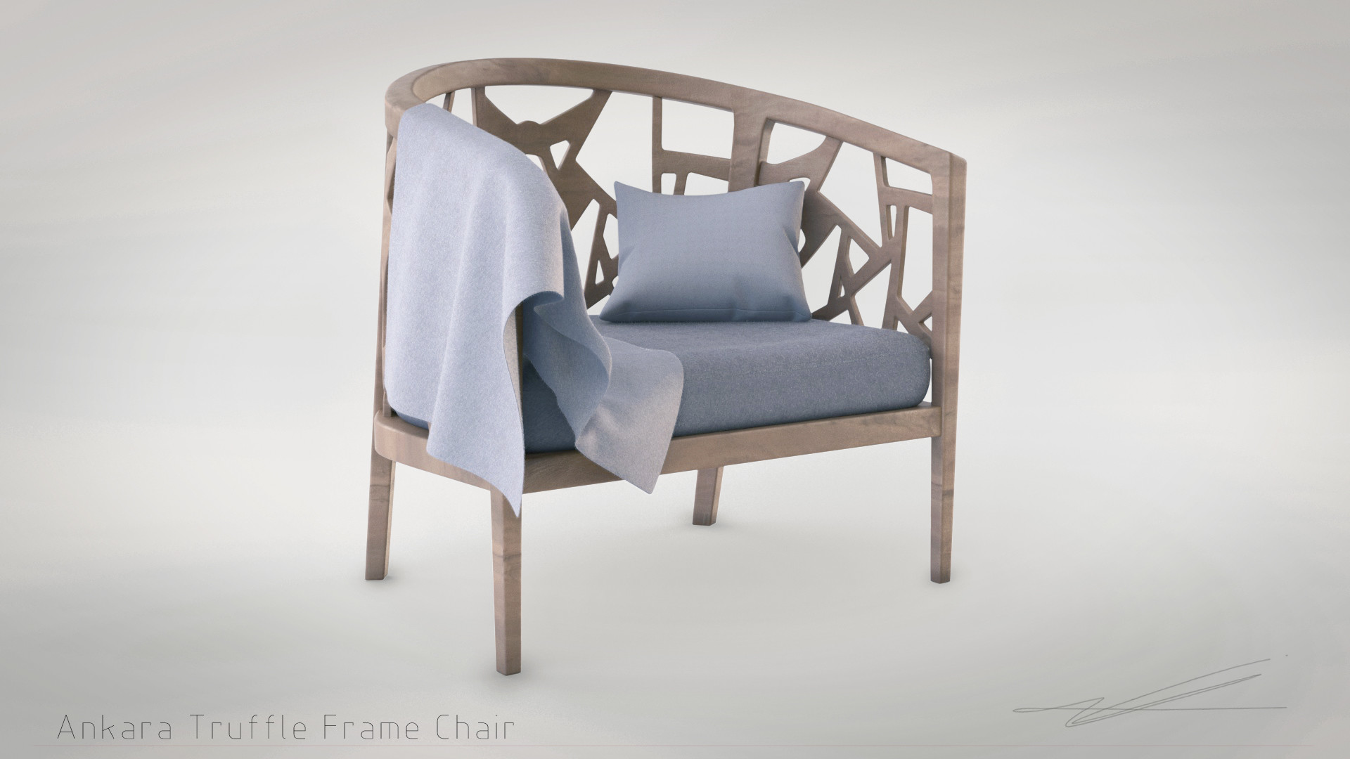 ArtStation Ankara Truffle Frame Chair Practice