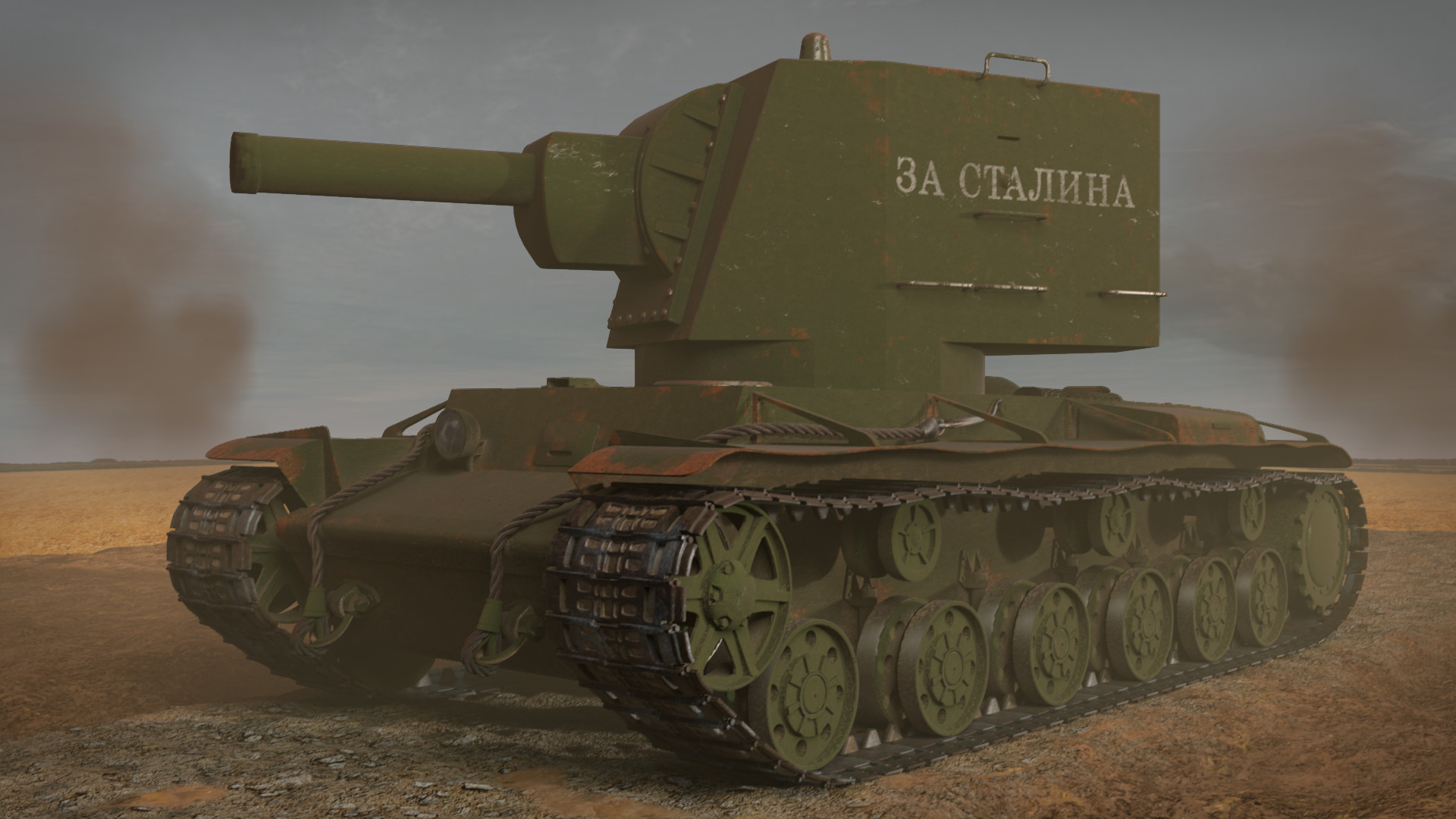 Tamiya 35375 Russian Heavy Tank KV-2 Model Kit / Tamiya USA