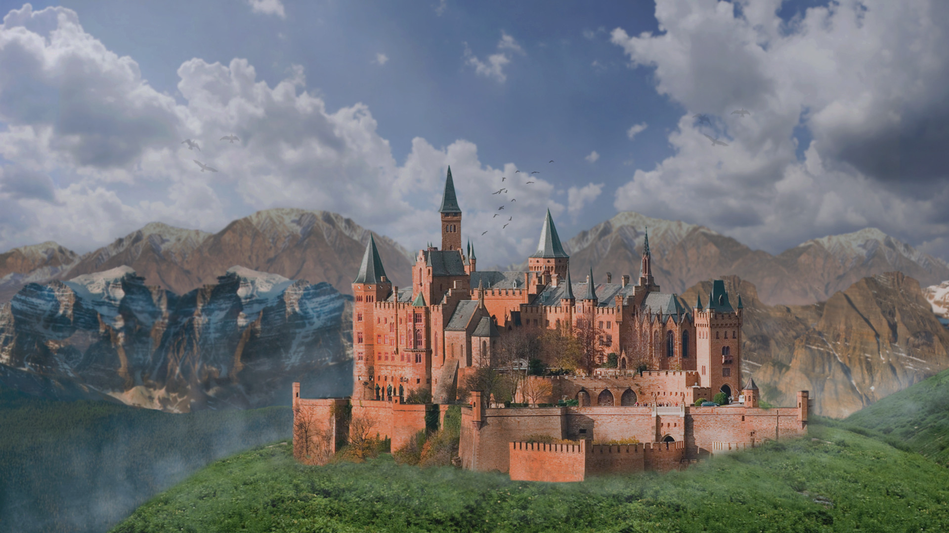 Fantasy Castle Wallpaper Hd Artstation Fantasy Castle Ahmad