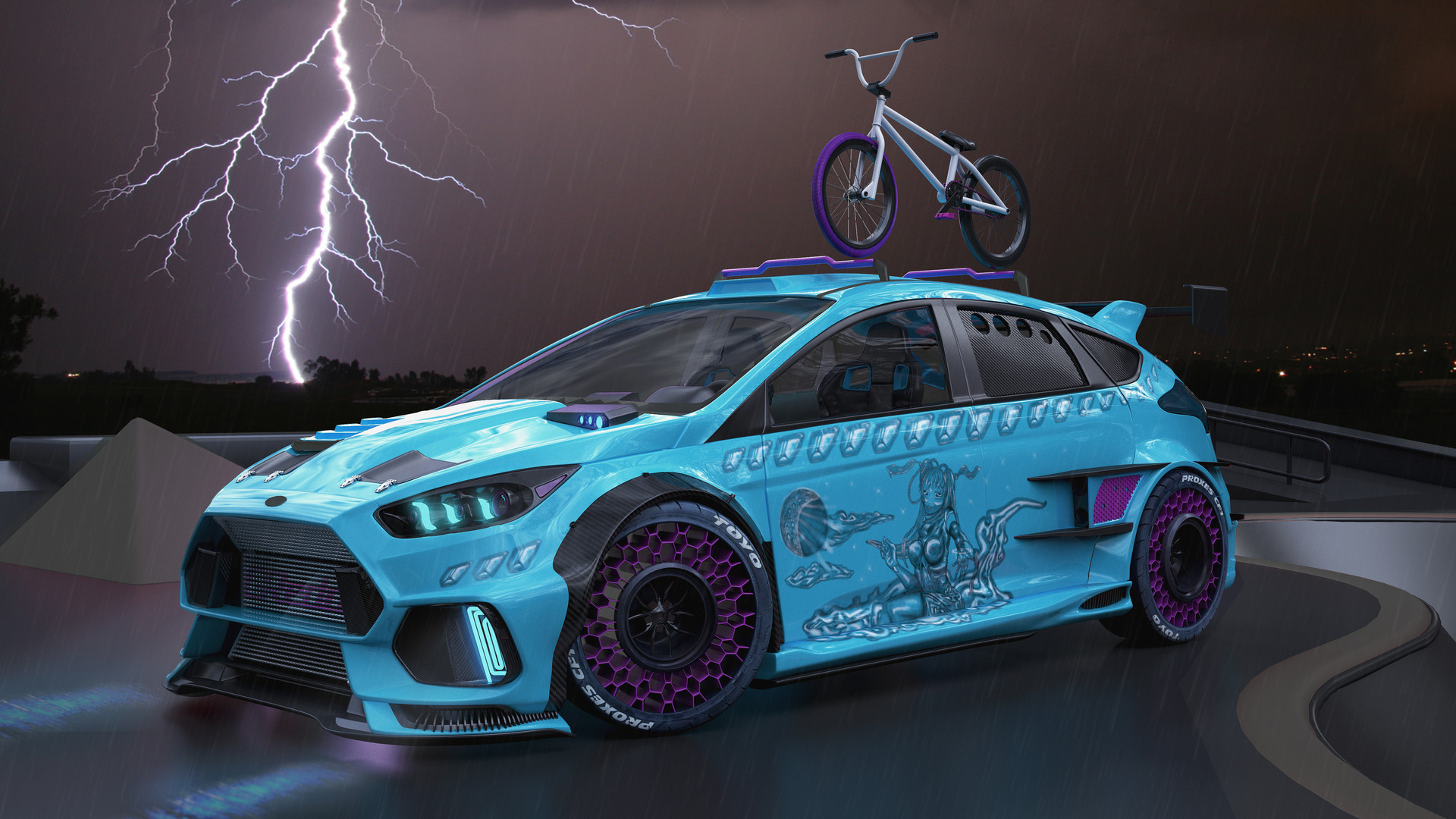ArtStation - Modified Ford Focus Rs