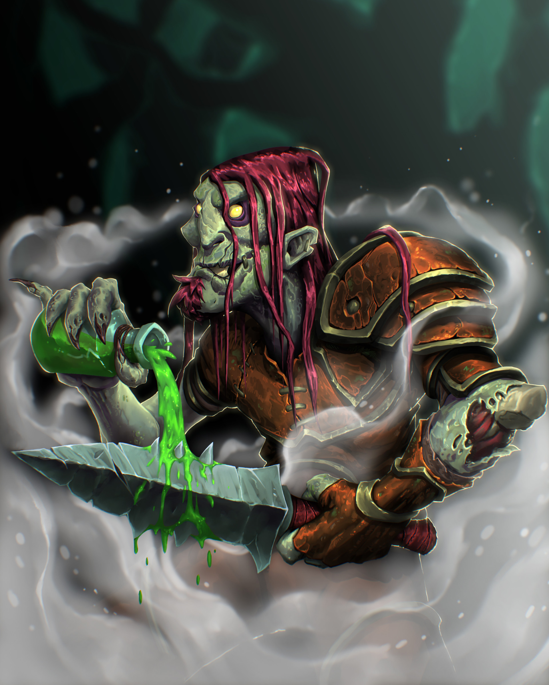Artstation Undead Rogue Painting The World Of Warcraft