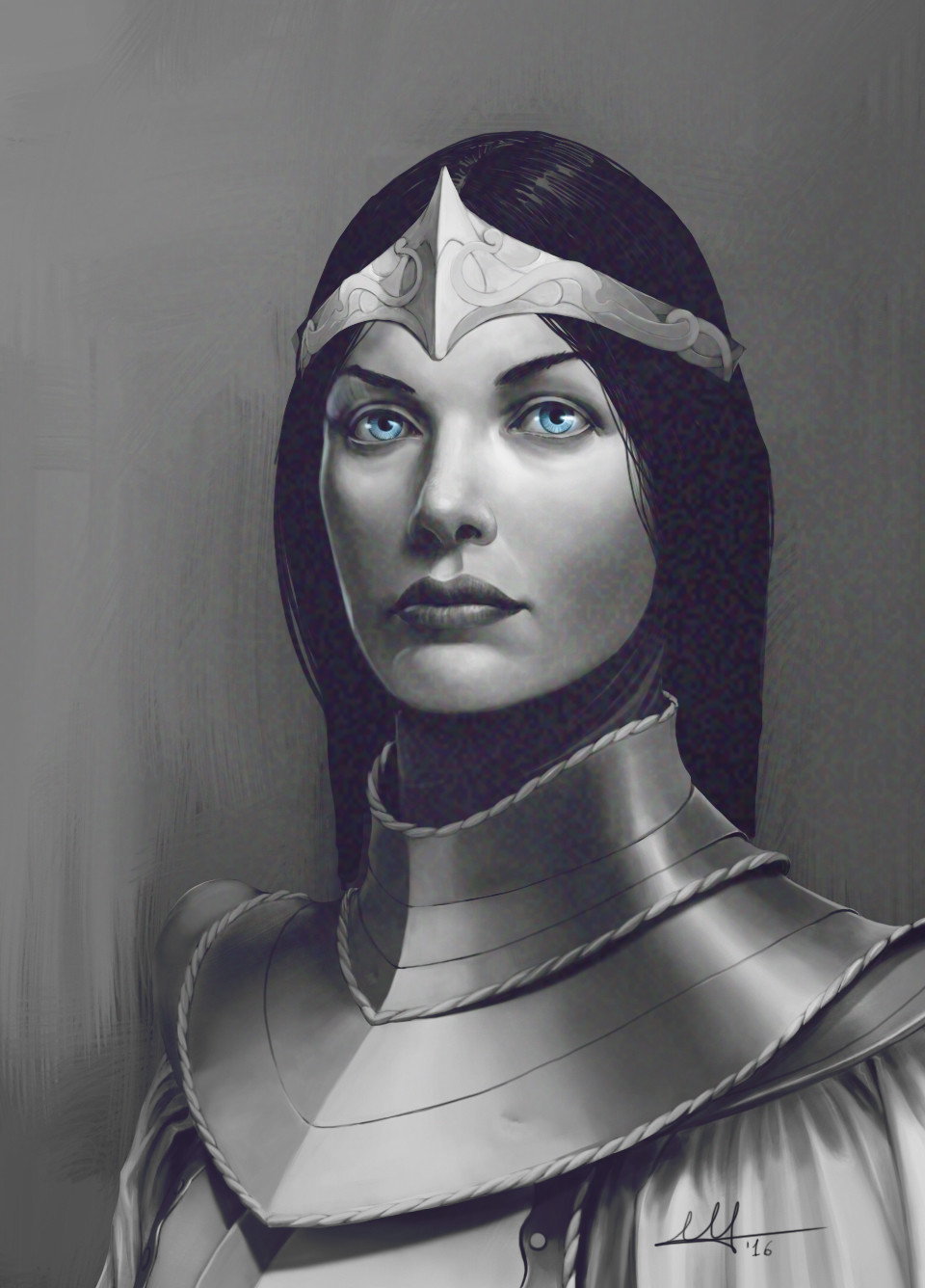 ArtStation - Amazzone portrait