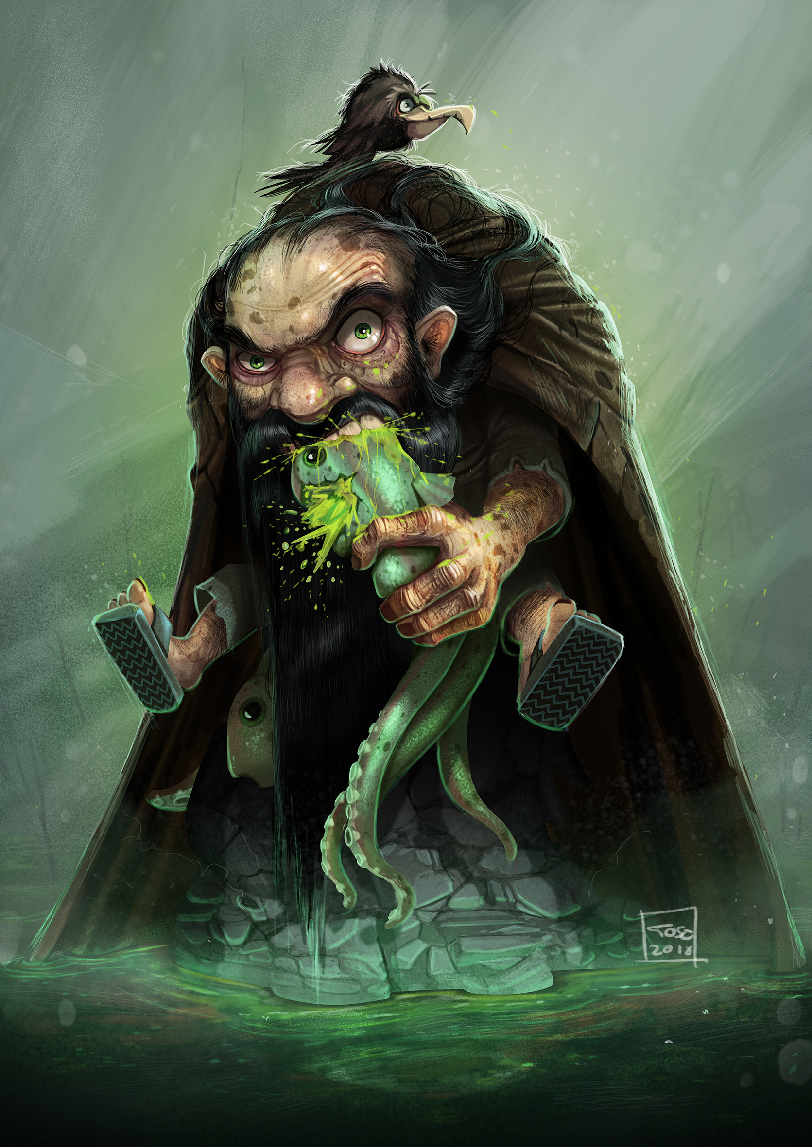 ArtStation GollumDwarf mix, Davide Tosello