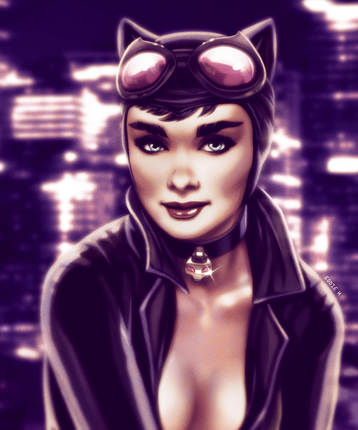 Catwoman portrait.