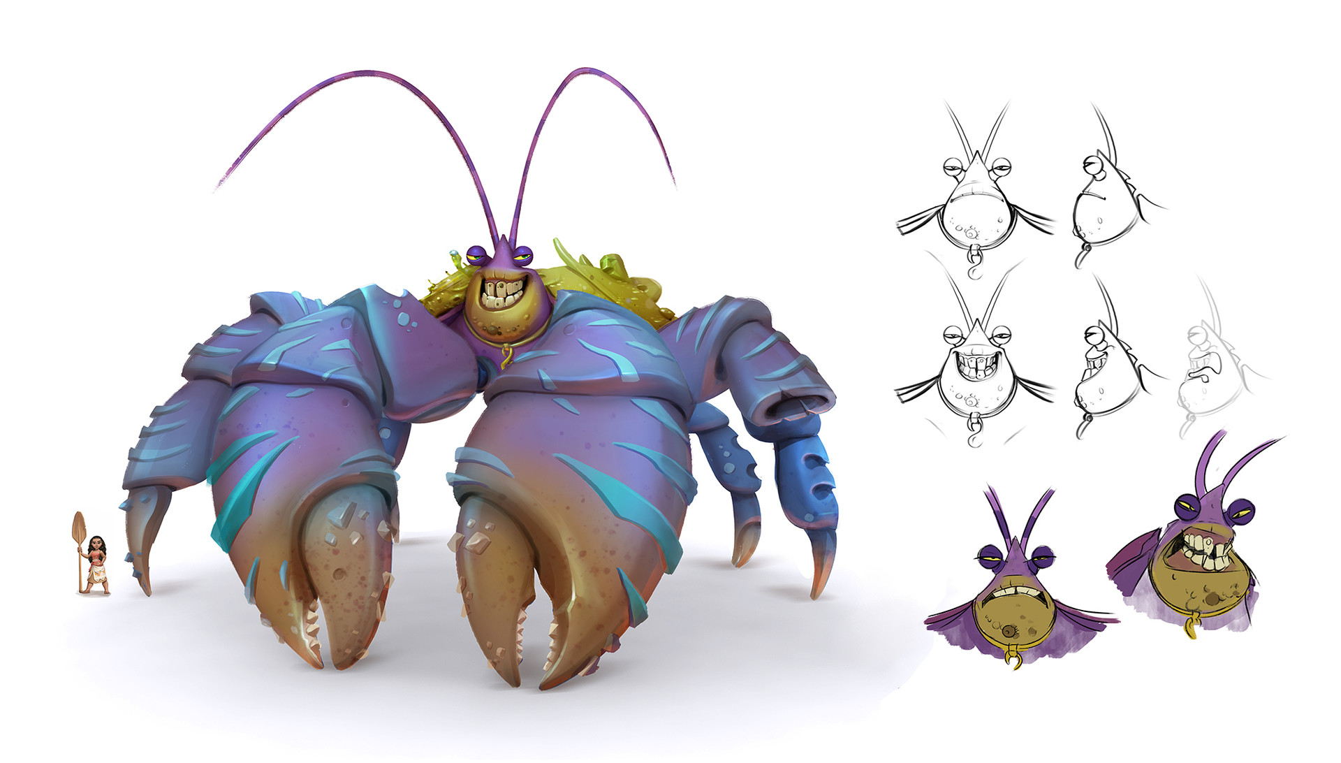ArtStation Moana Toy creatures and enemies Disney Infinity 3.5