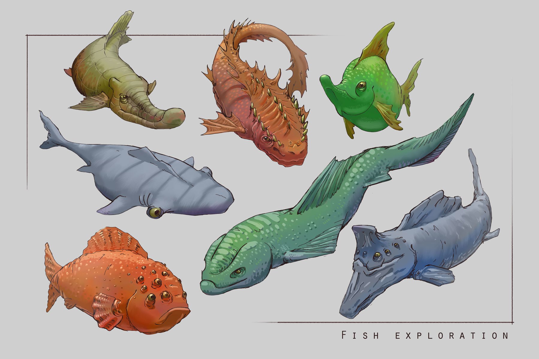 ArtStation - Fish exploration