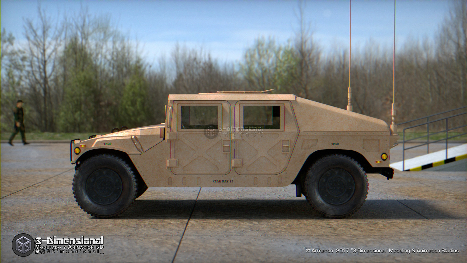 Hummer - M1025A1 (Side View)