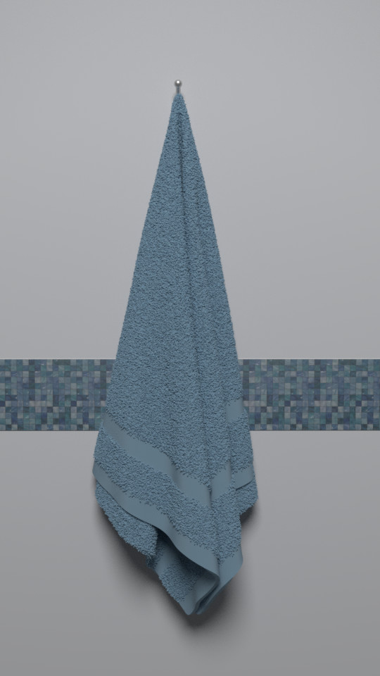 ArtStation - Realistic Bathroom Towel