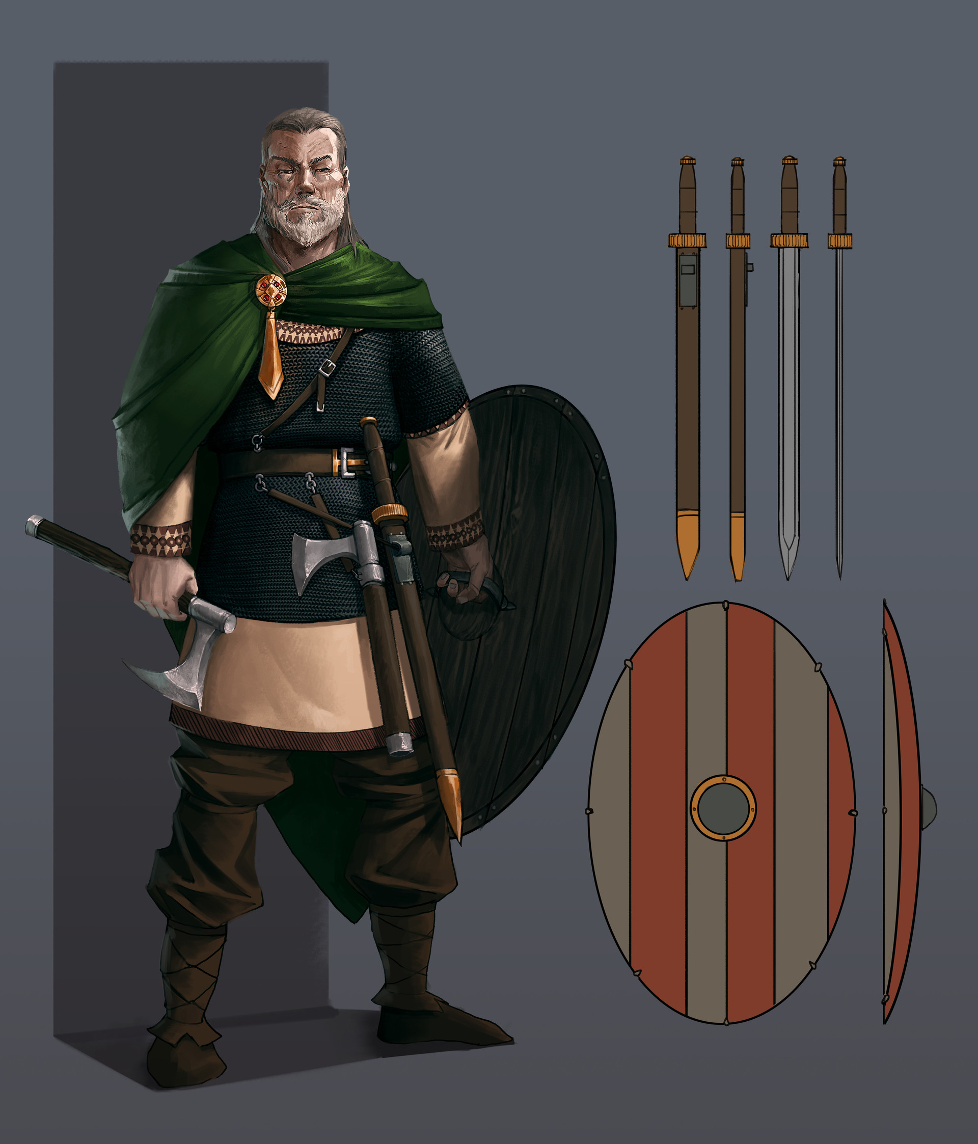 ArtStation - Frankish Warrior