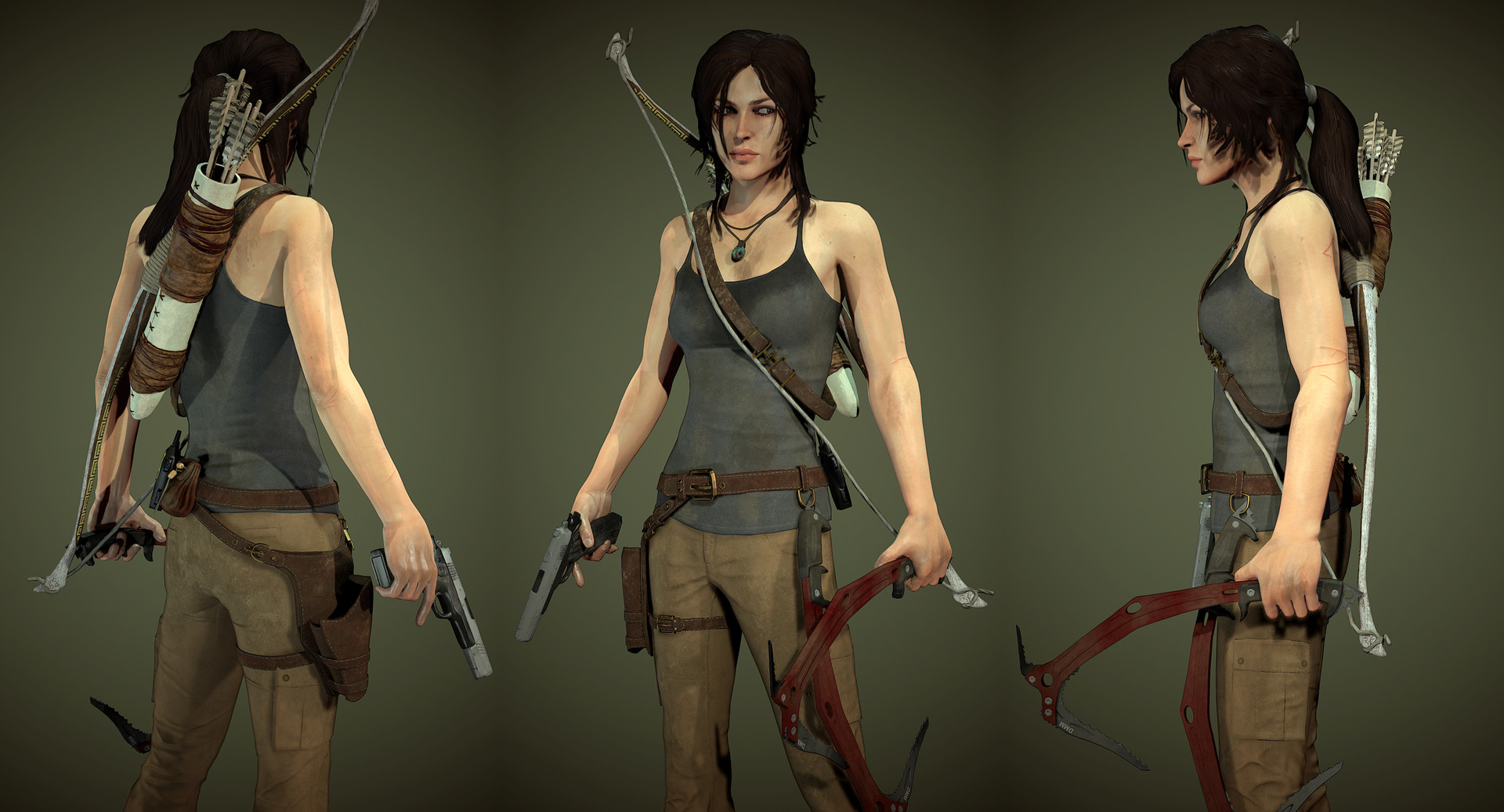 Artstation Lara Croft Fan Art Nolan Jacobs