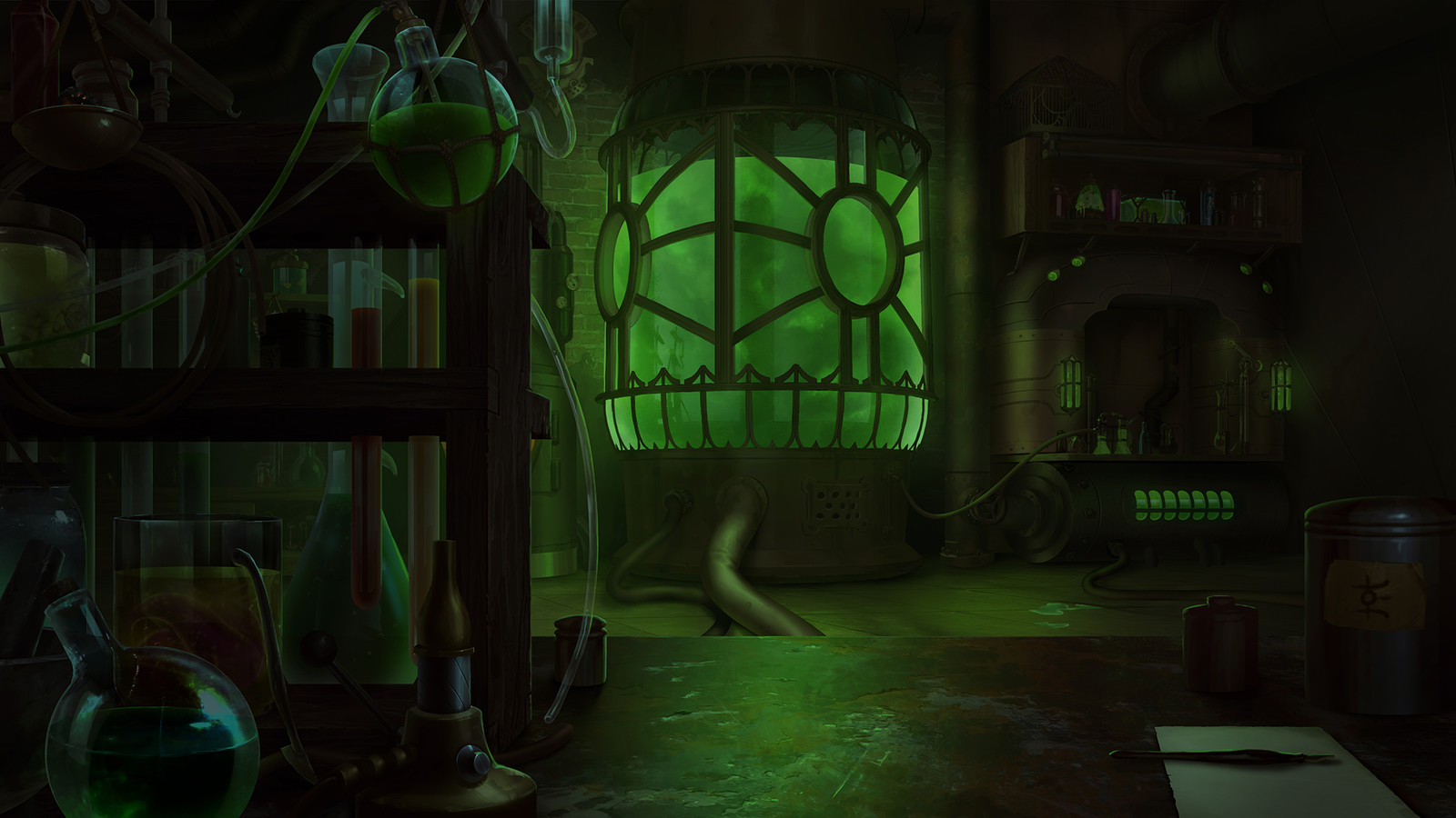 The empty lab, (c) Riot Games