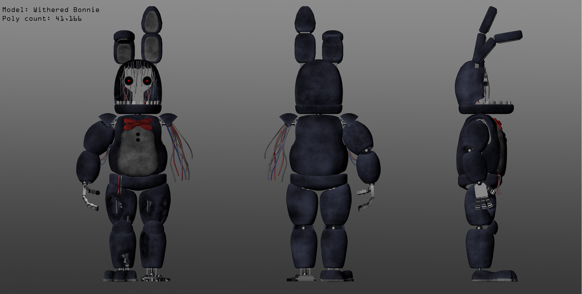 Thomas Honeybell - Five Nights at Freddy's 2 Fan-made Withered 3D Models