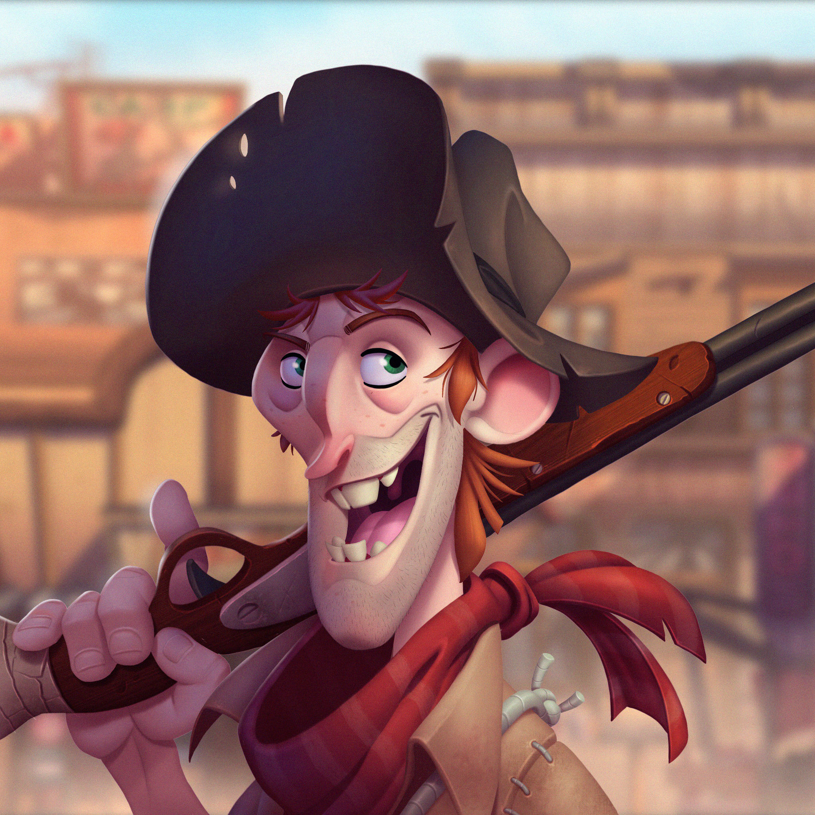 Artstation Cowboys Ipad Pro And Procreate Javier Burgos