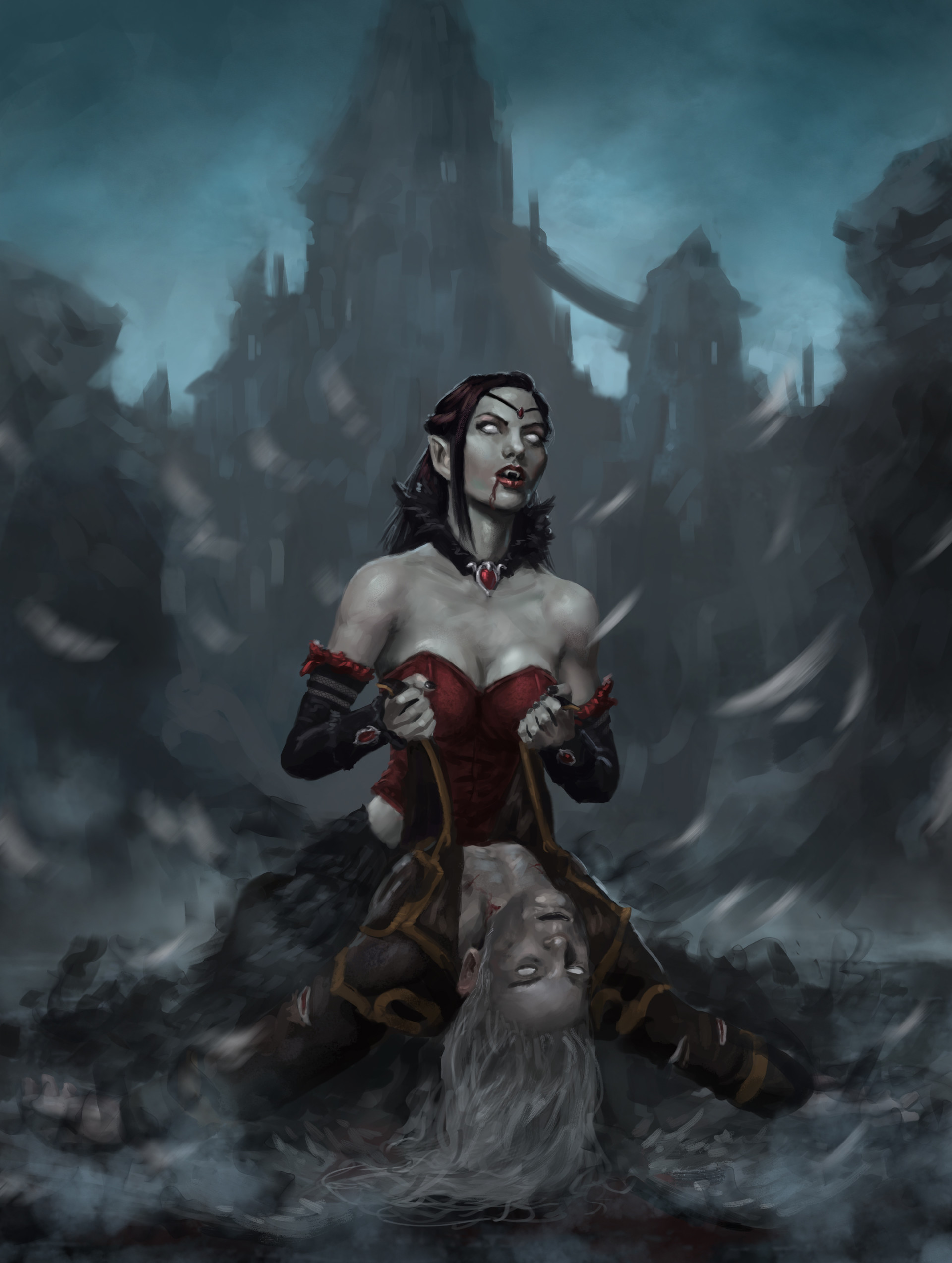 Artstation Vampire Banner Nik Hagialas