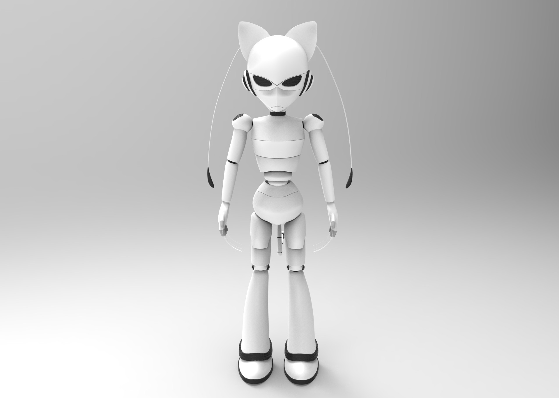ArtStation - Робот кошка