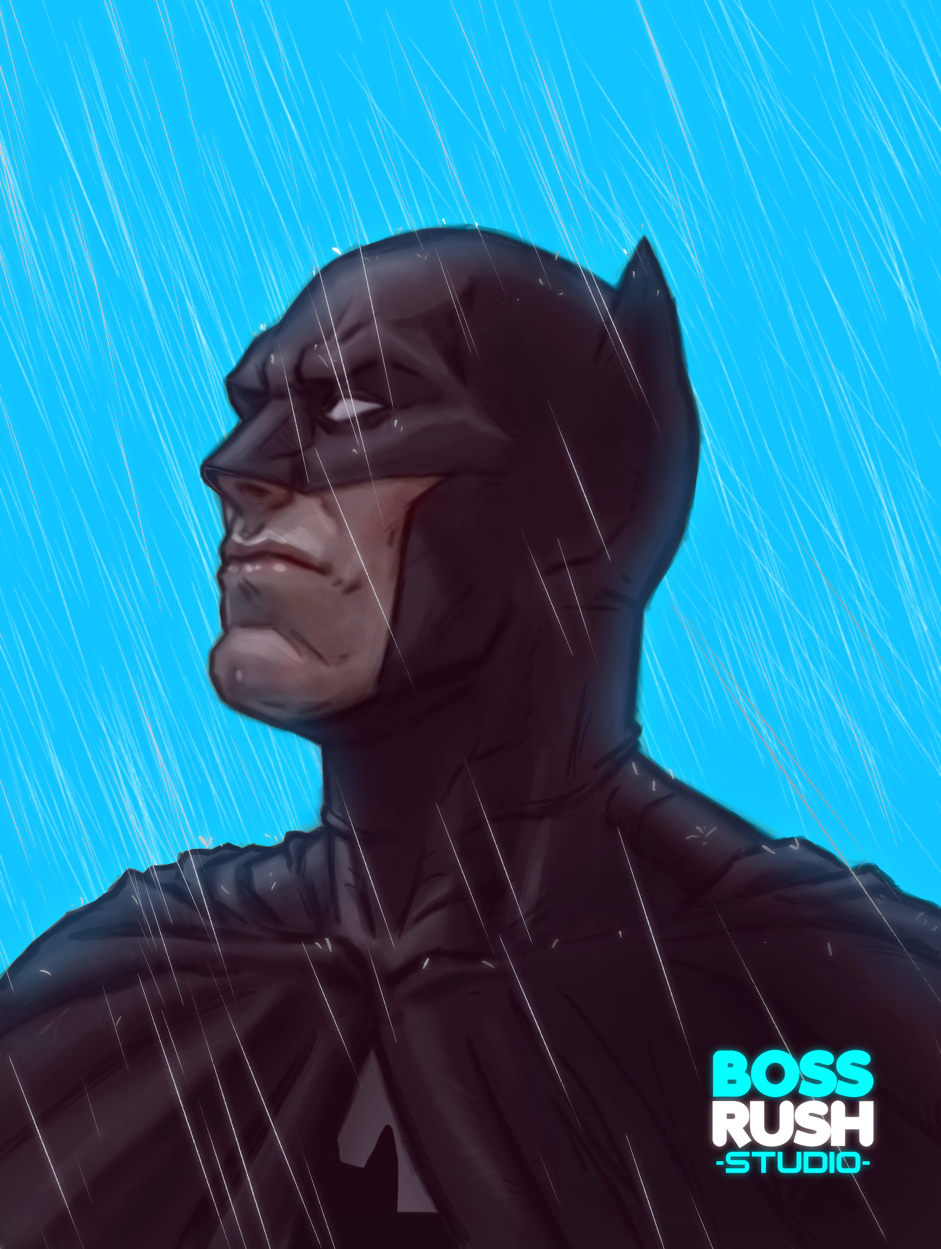 Artstation Batman Digital Painting Ian Fay