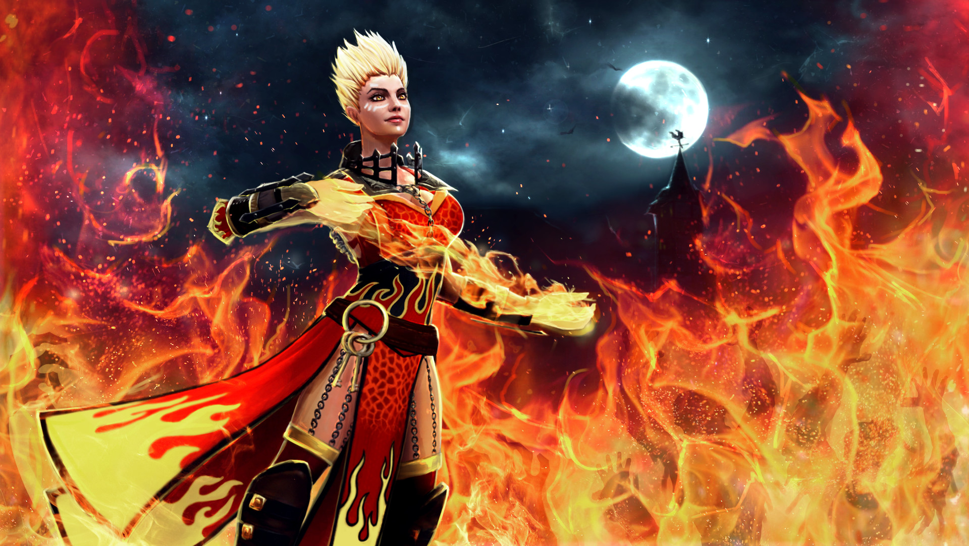 Artstation Lina Bright Wizard Artwork Sarath Kelat