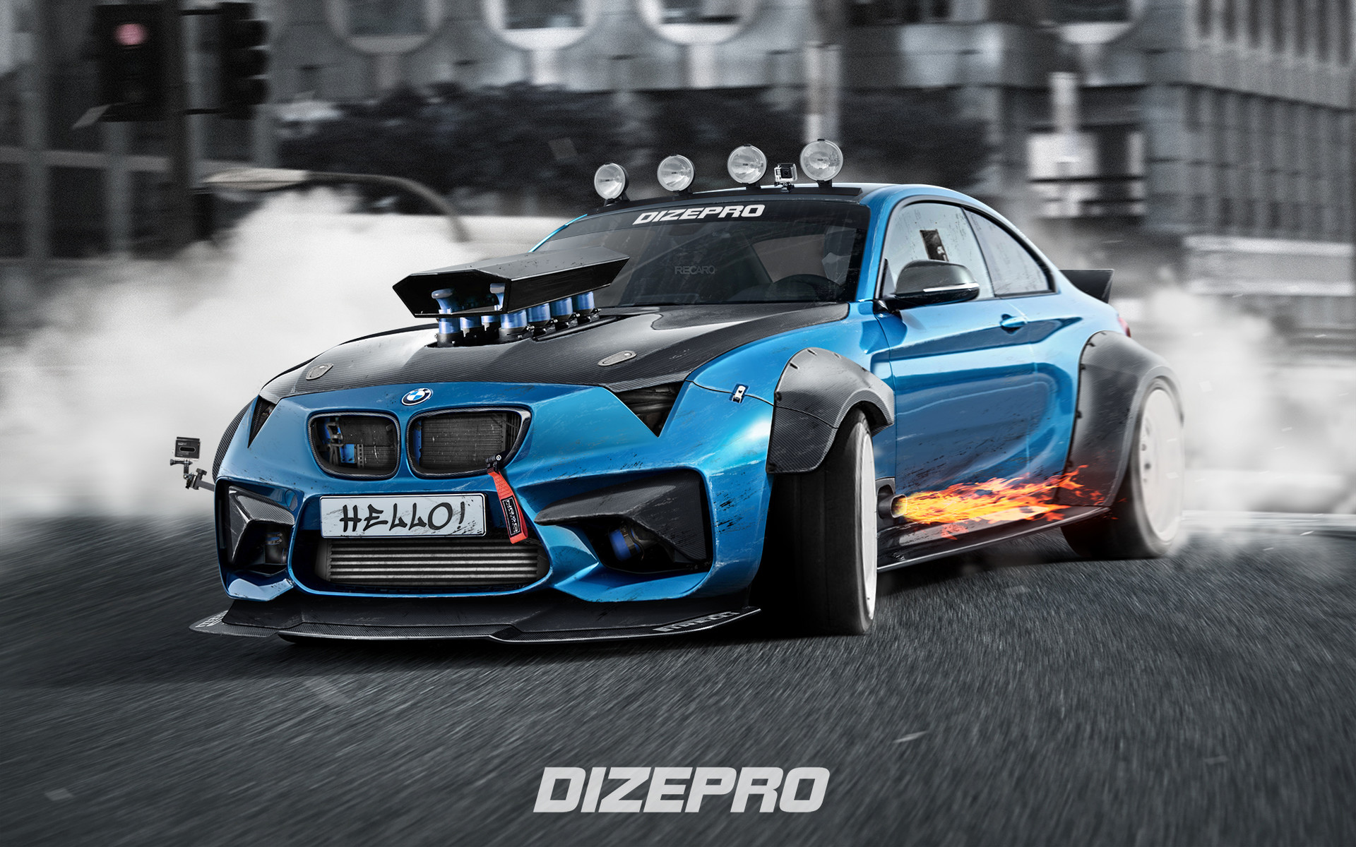 ArtStation - Bmw M2, image size:1920x1200