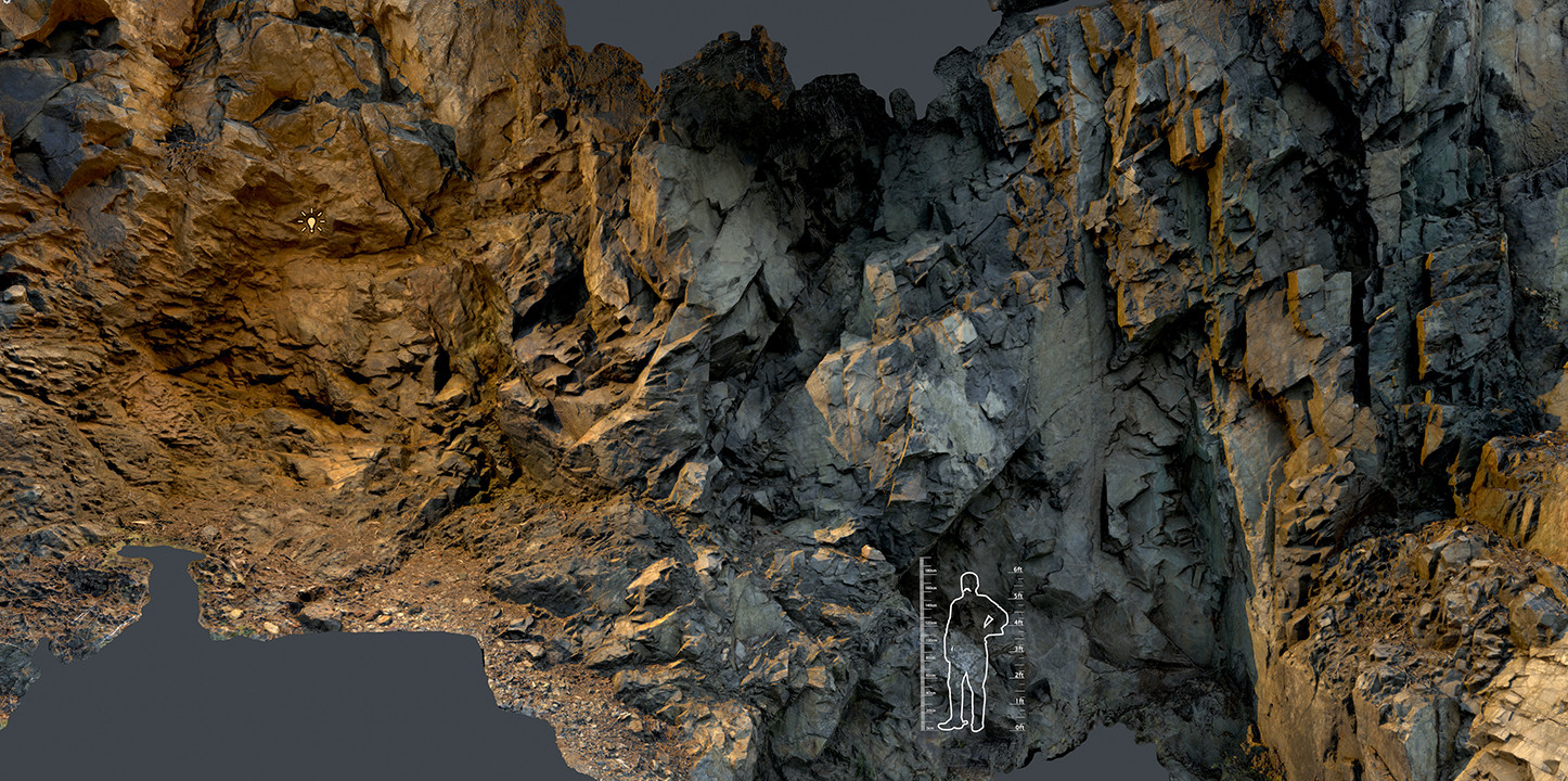 rock wall high res model