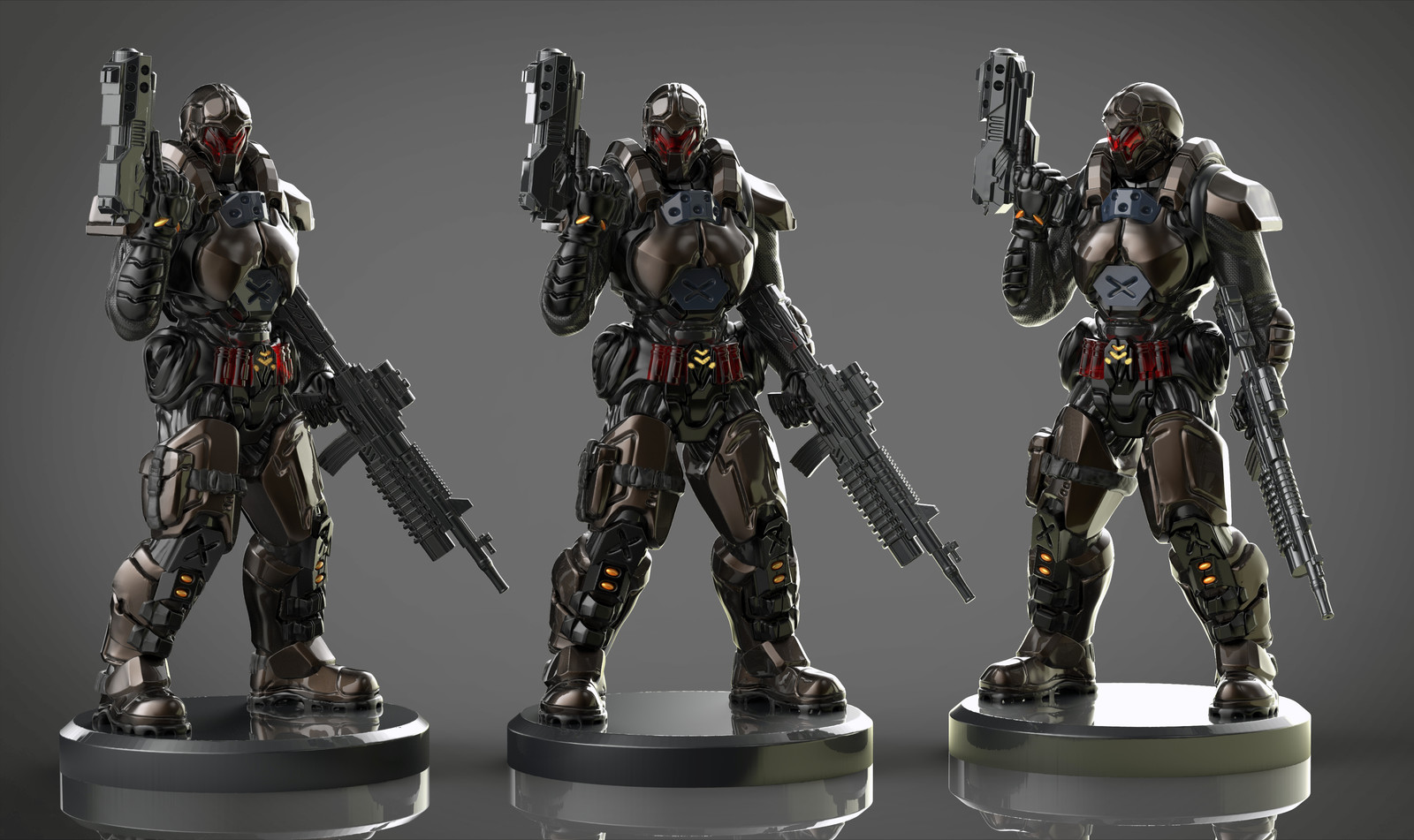 Commando for upcoming wargame's miniature