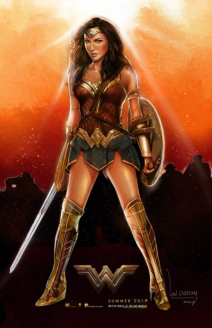 Wonder Woman 2017 Wonder Movie Poster