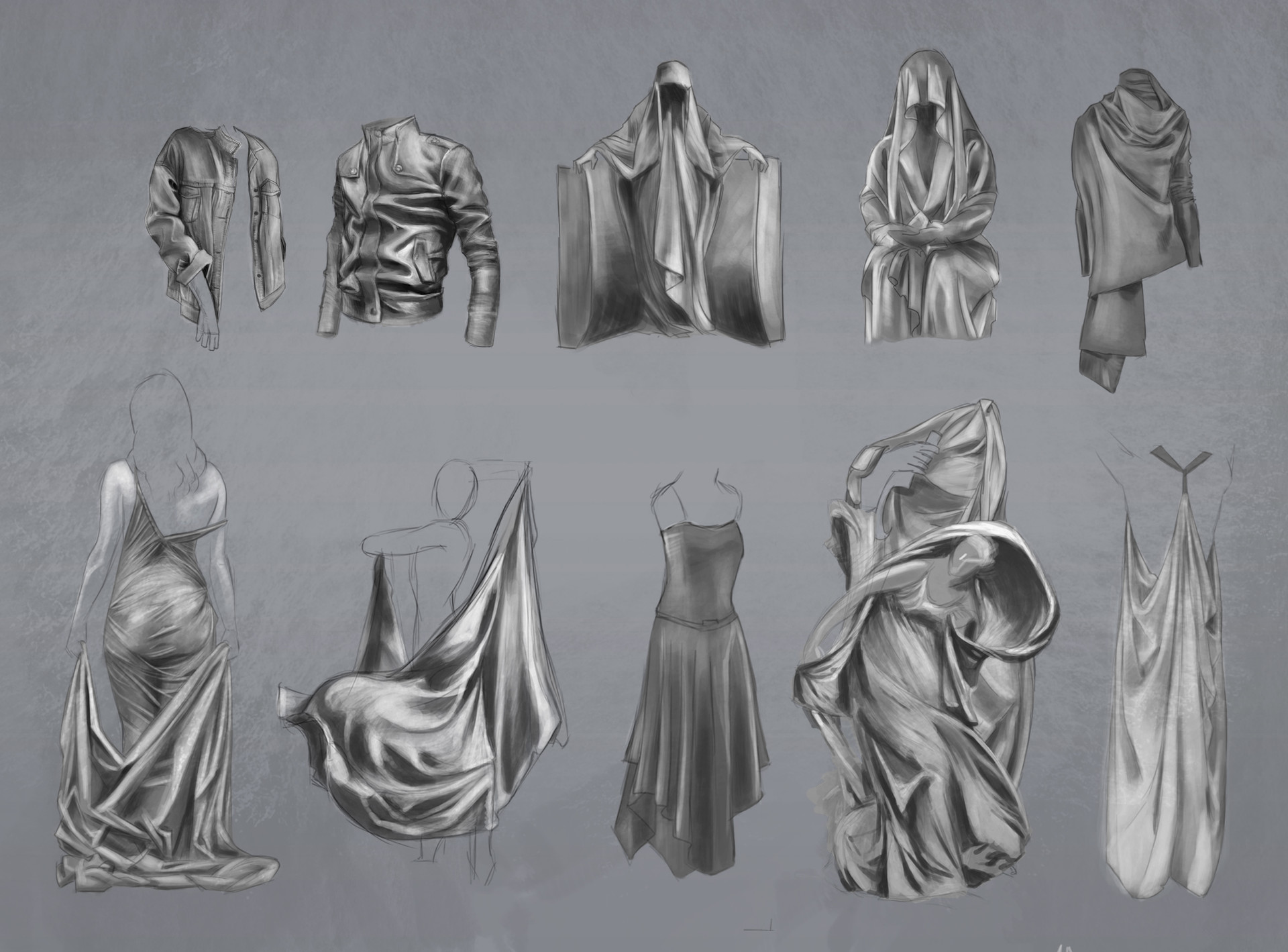 Artstation Portraits And Drapery Studies Alessandro Puricella