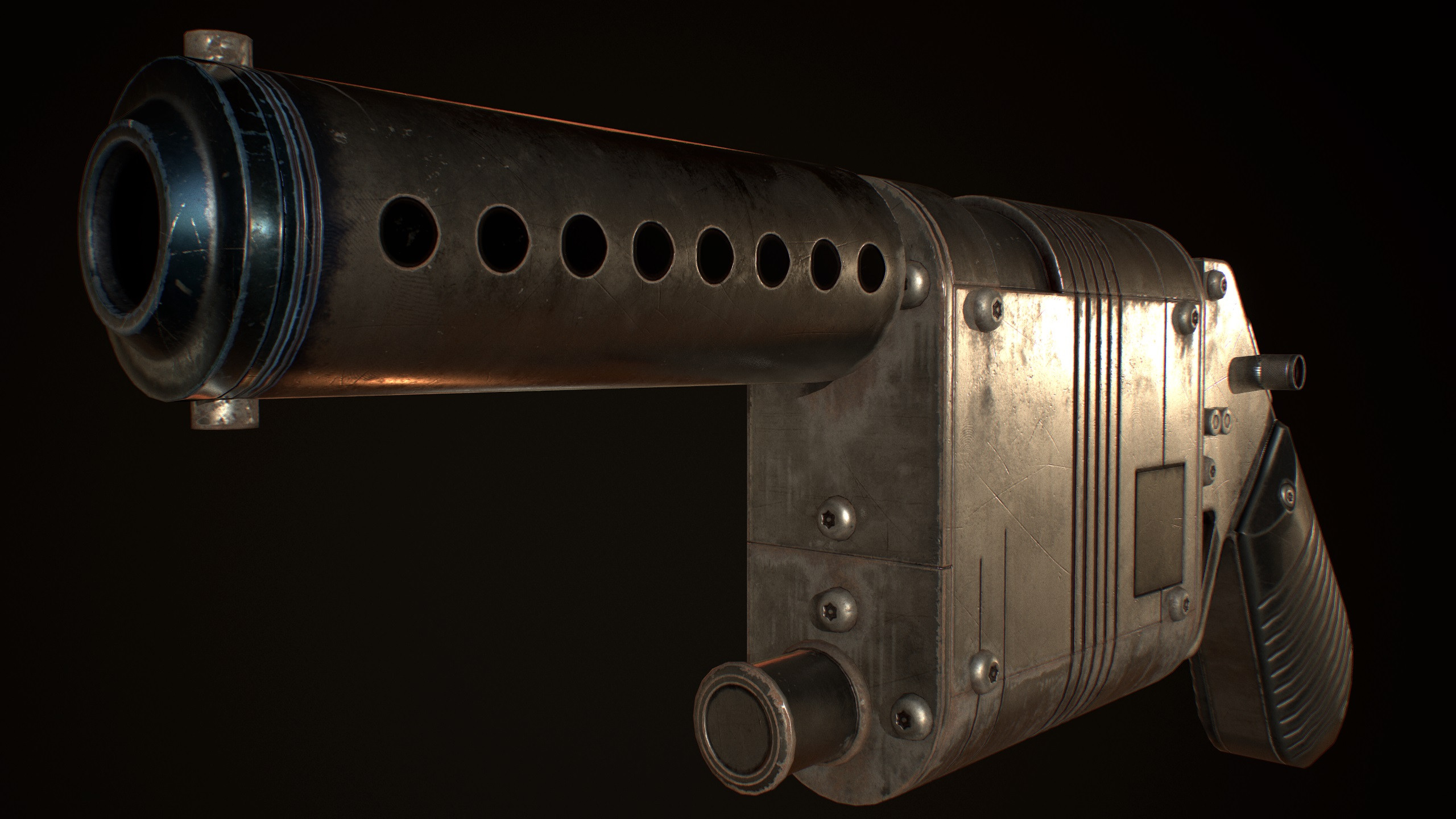 rey skywalker blaster
