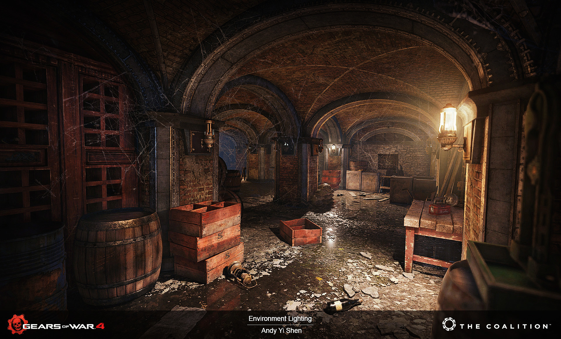 Andy Yi Shen Gears of War 4 Lighting Gameplay Levels