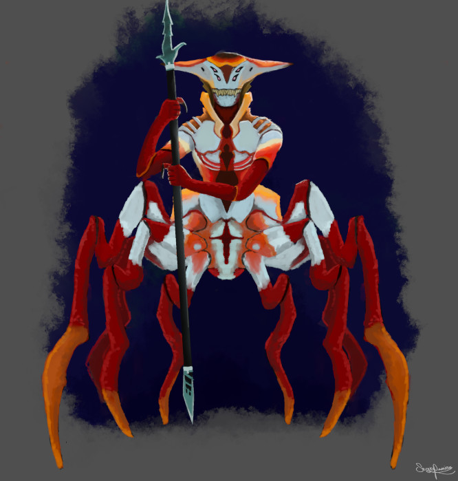 Godserg Art Alien Crab King