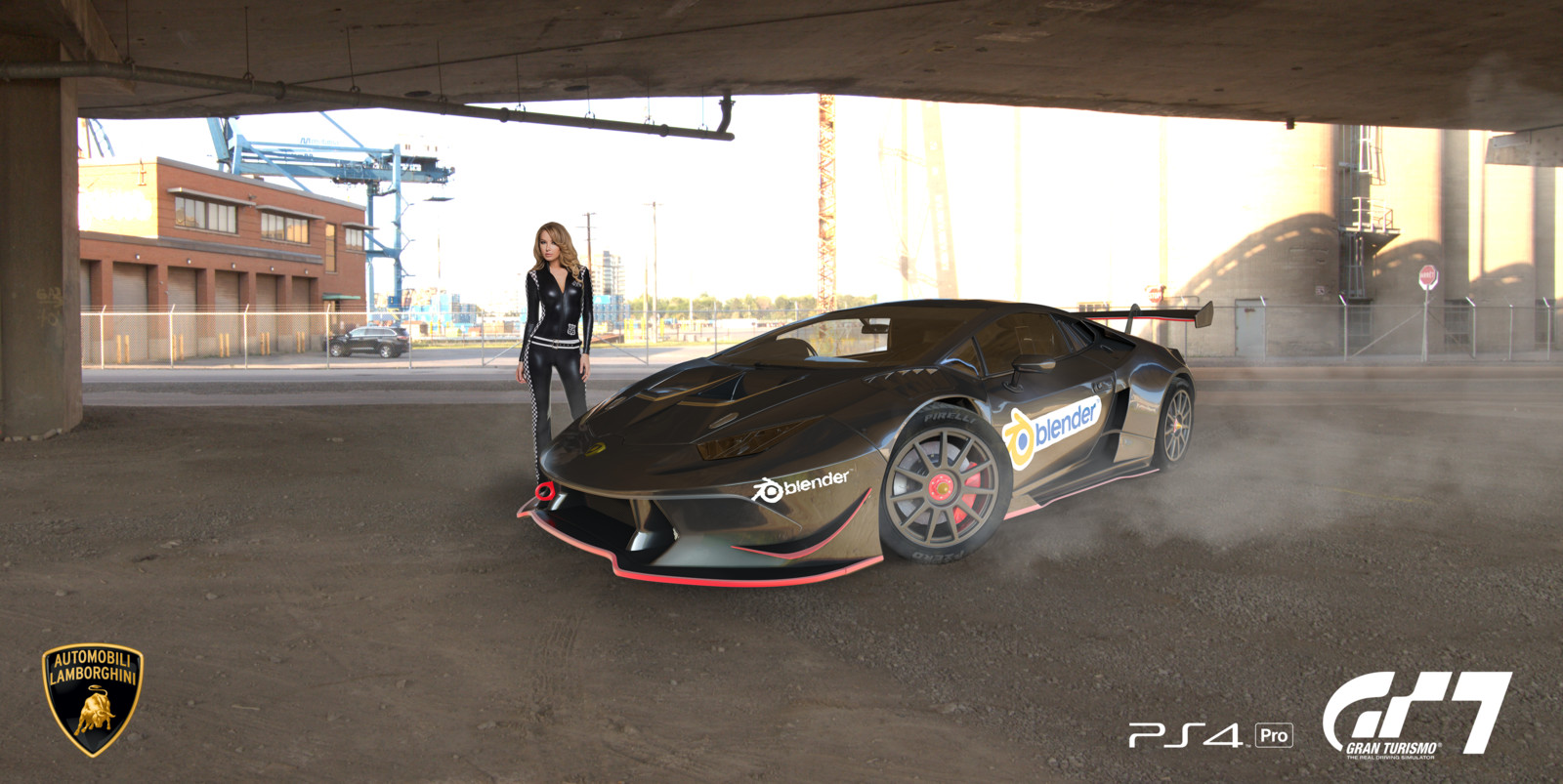 Lamborghini Huracan Render in Cycle