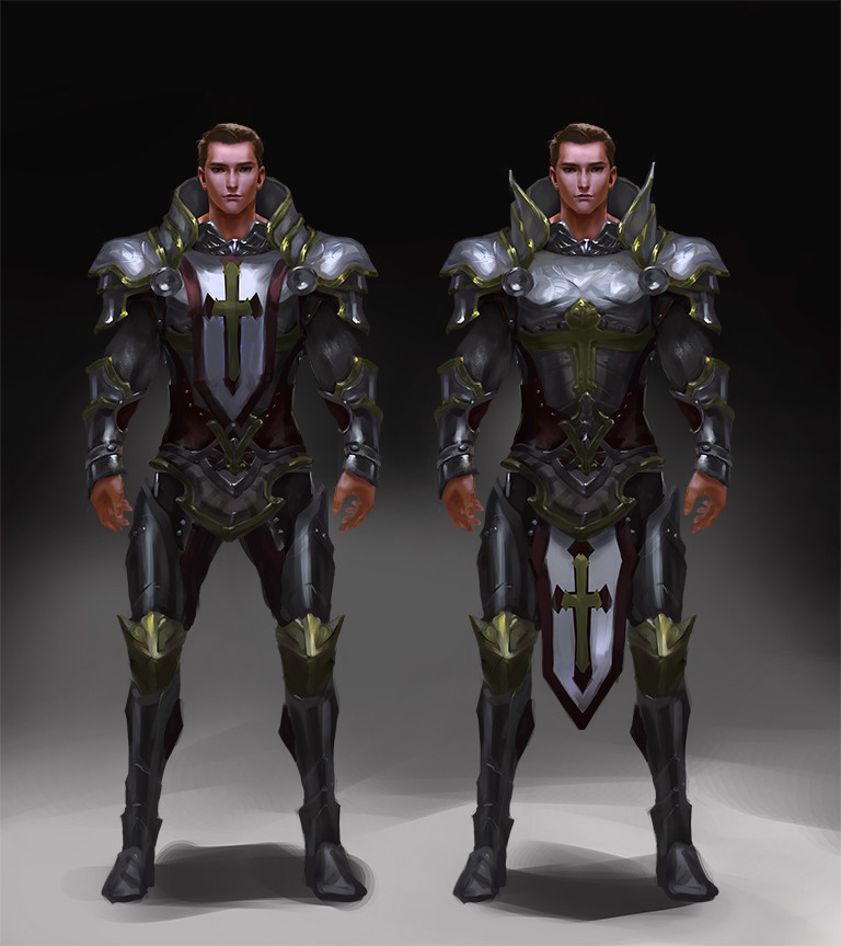 ArtStation - A set of paladin