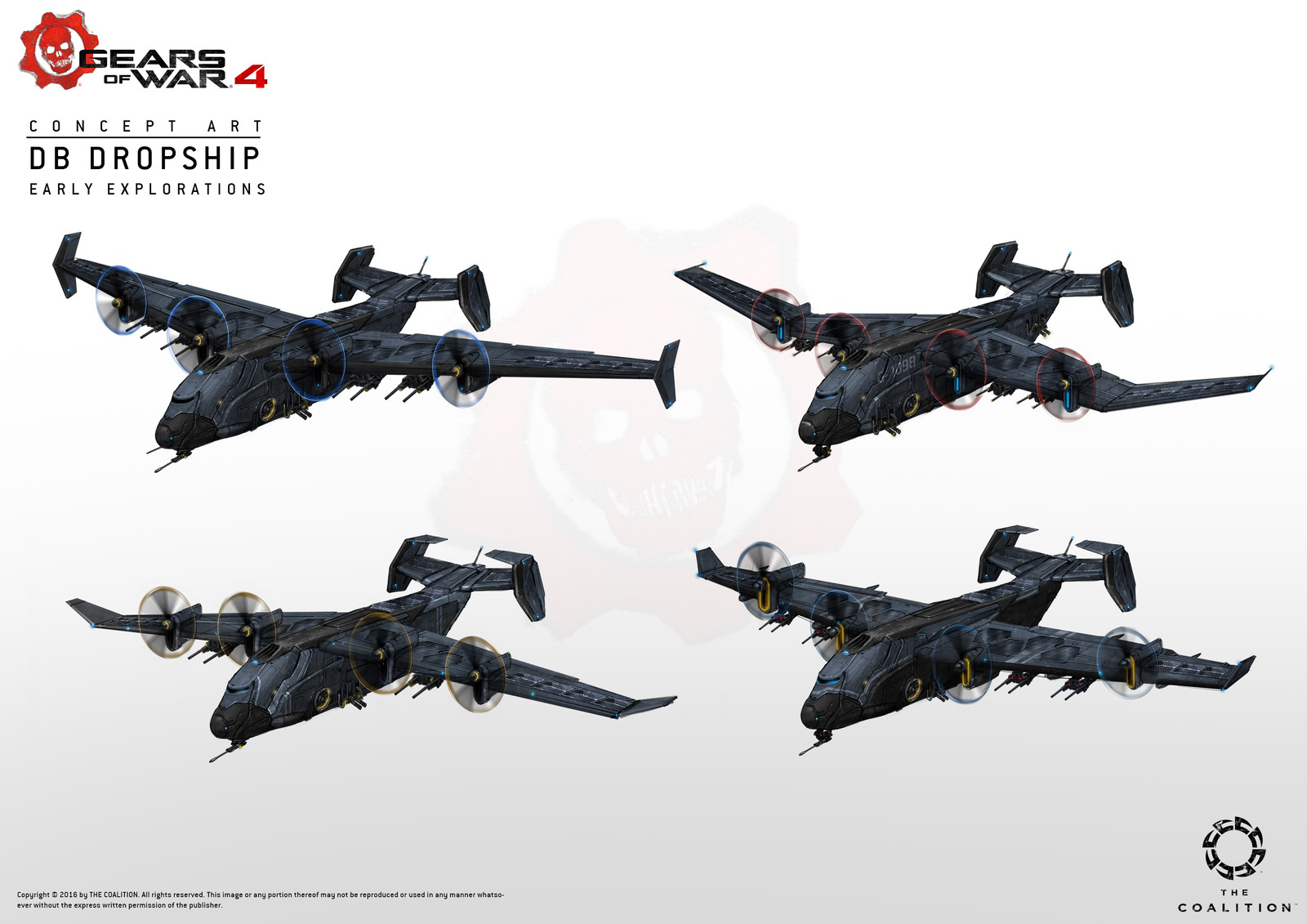 Early explorations for the vulture dropship