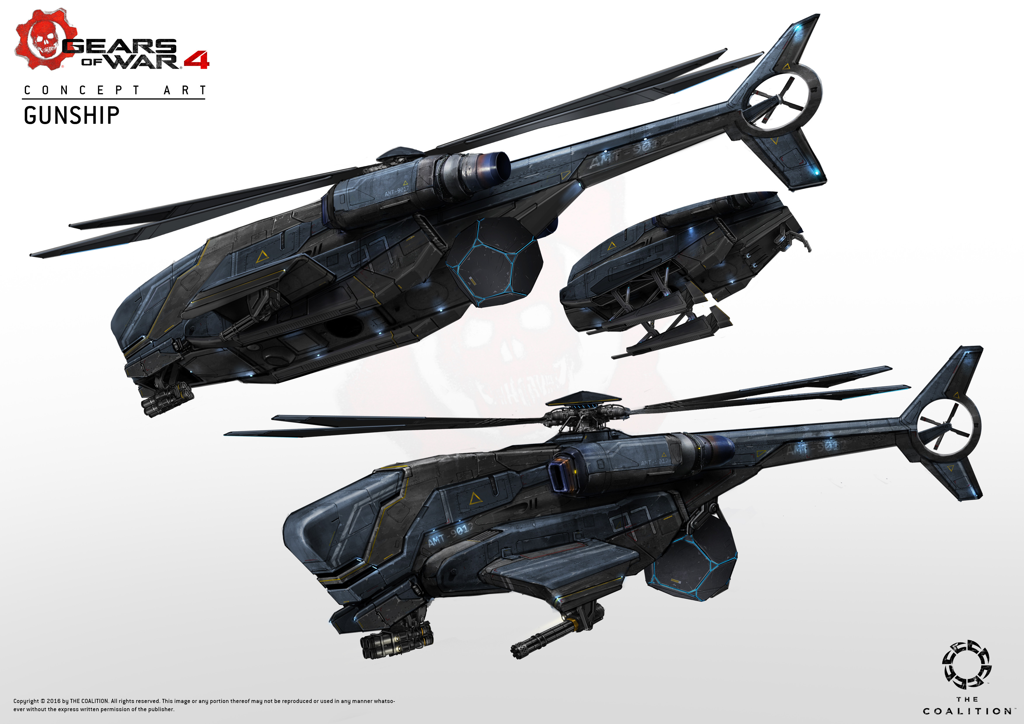 Final concept art for the kestrel, so much fun with this one