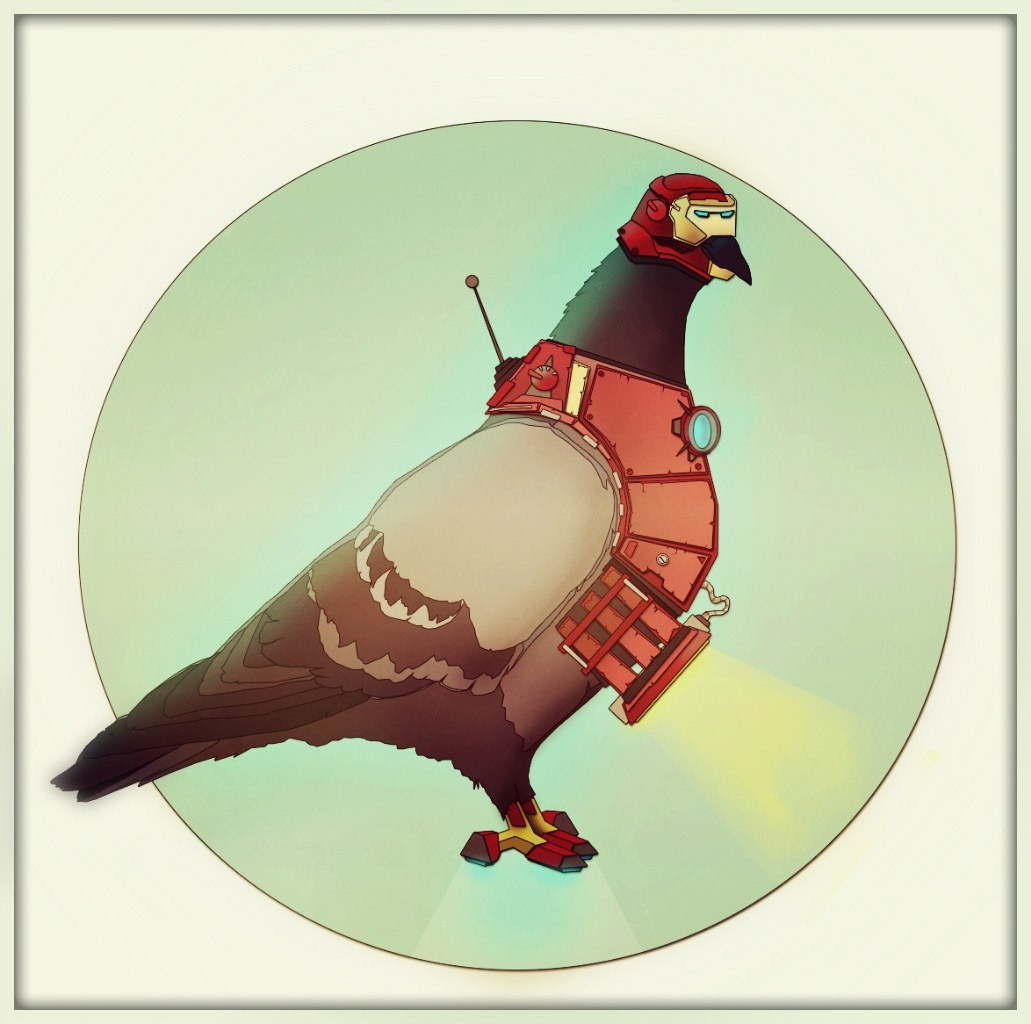 ArtStation Iron Man Bird
