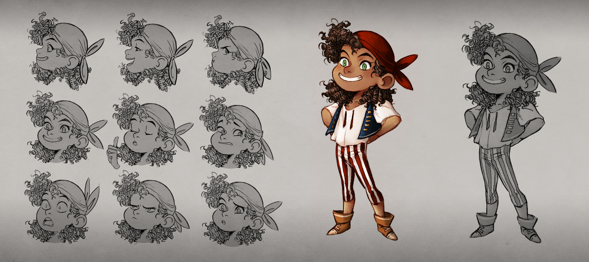 Luppi | Tallulah Potdevin - Character Design - Pirate Crew