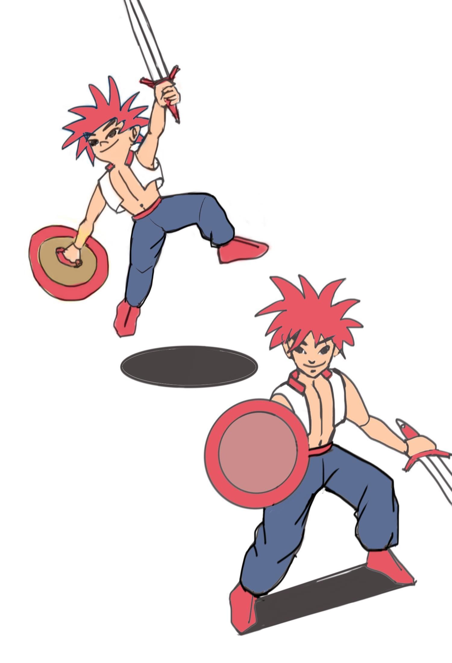 Pinky Boy Character Design For My Project Of Modo