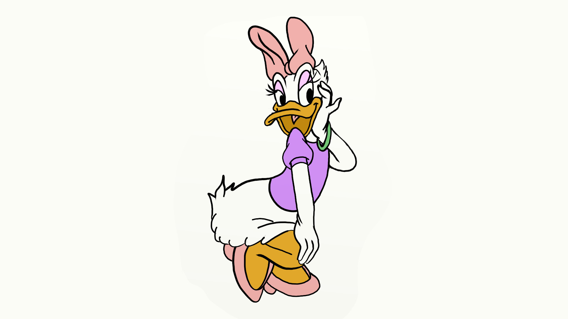 Artstation Drawing Daisy Duck Daily Cartoon Drawings