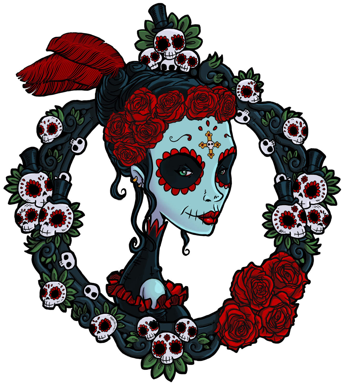 Tattoo Parlour Wall Art Design