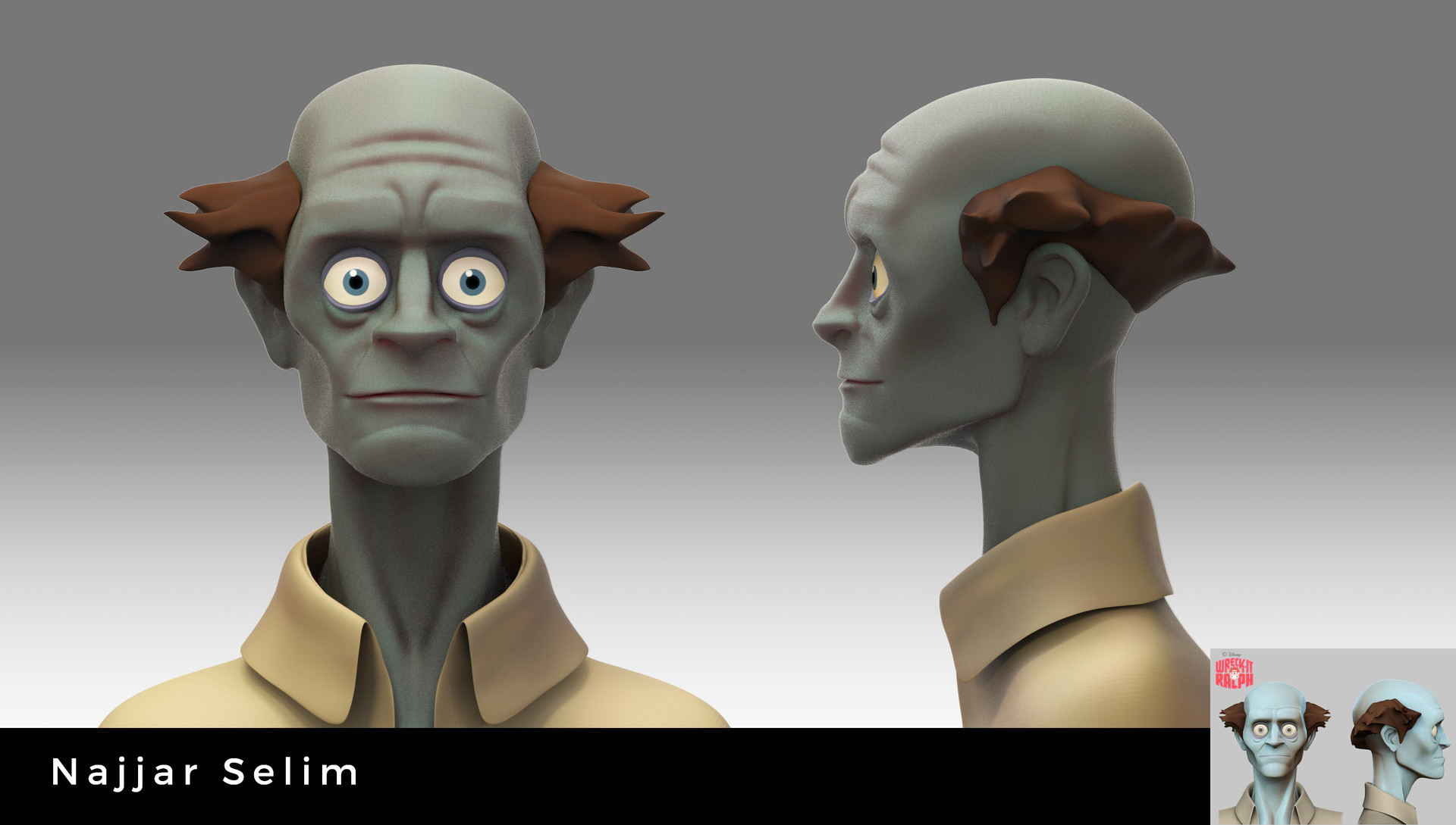 ArtStation - Wreck-It Ralph Zombie