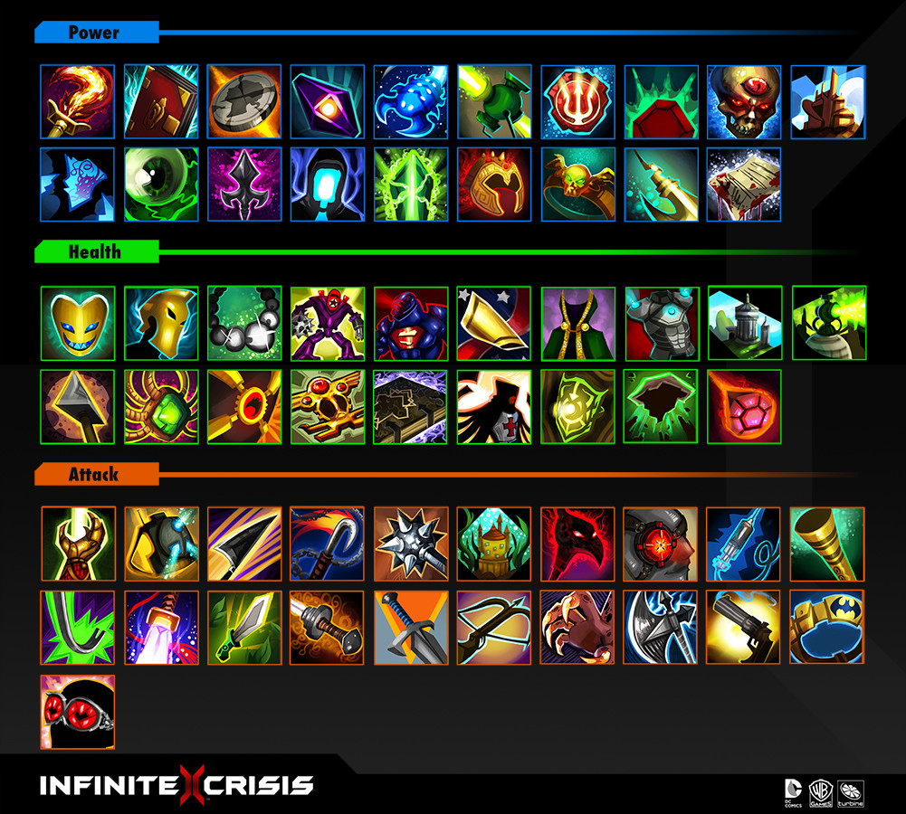 Artstation Infinite Crisis Artifact Item Icon Set Vicki Sarkissian